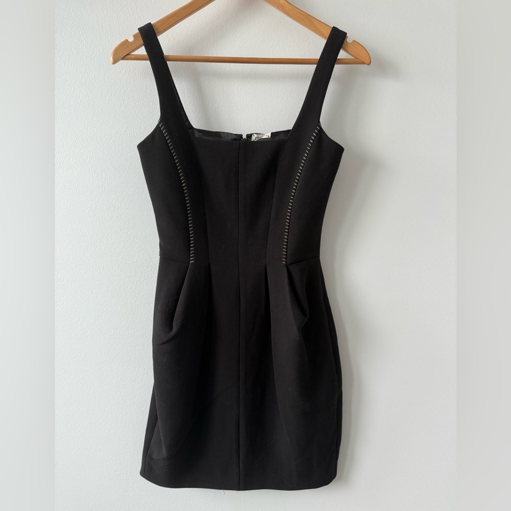 L'agence Square Neck Sleeveless Mini Dress - image 1